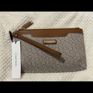 Calvin Klein large wristlet.